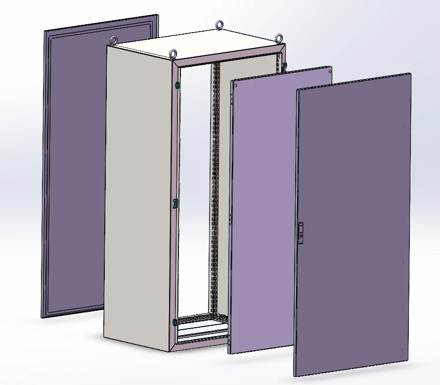 steel outdoor enclosure